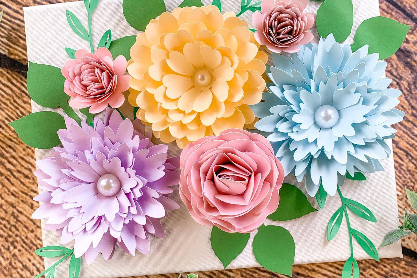 Big Bouquet Crepe Paper Flower Arrangement Craft Kit | Paper Flower Making