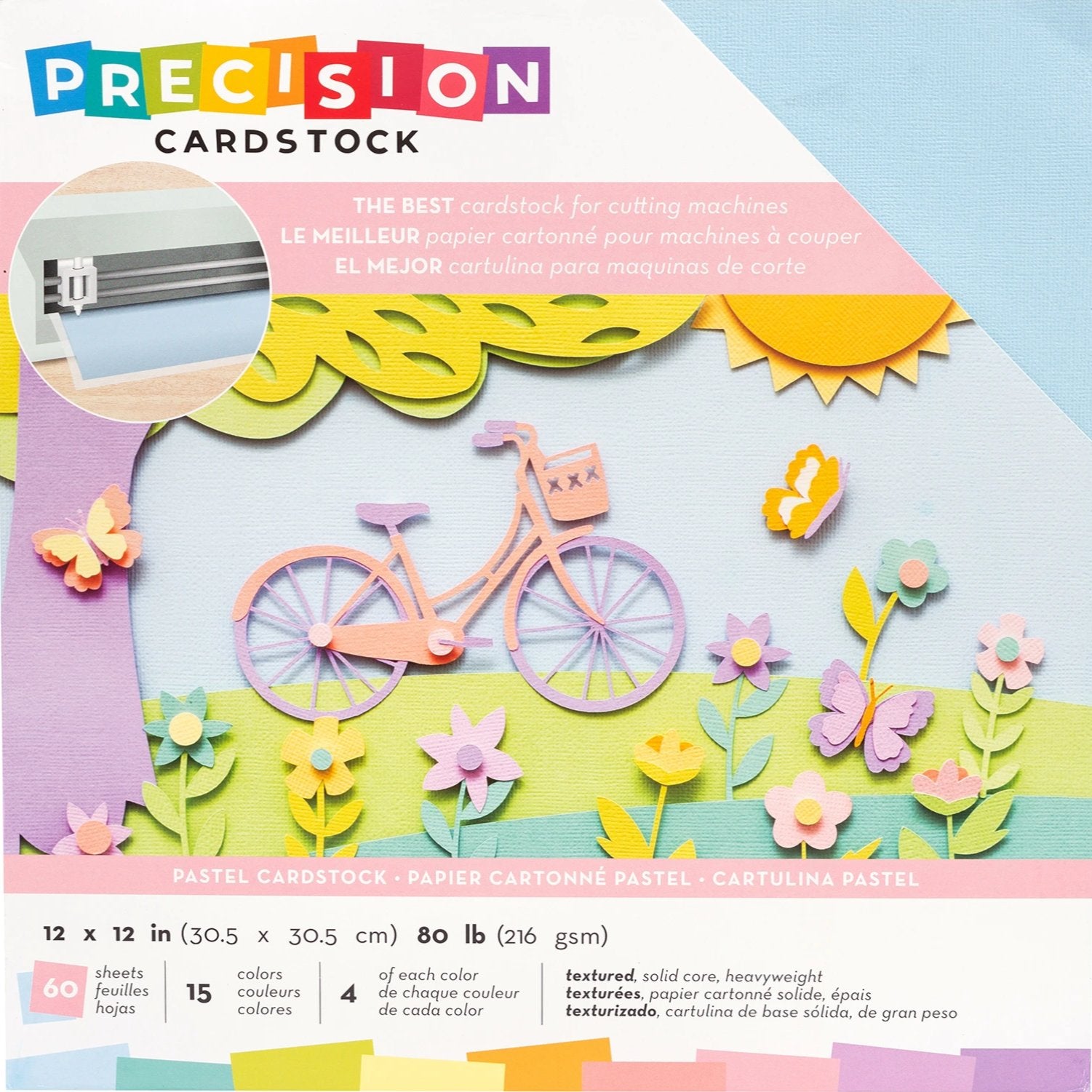 PASTEL Precision Cardstock Variety Pack - 15 Colors - 60 Sheets – The 12x12  Cardstock Shop