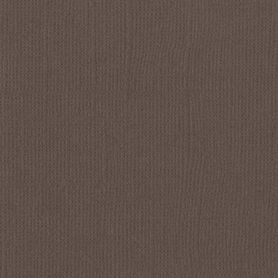 Carob – 12x12 Brown Cardstock 80 lb Textured Bazzill Scrapbook Paper 25 Pack