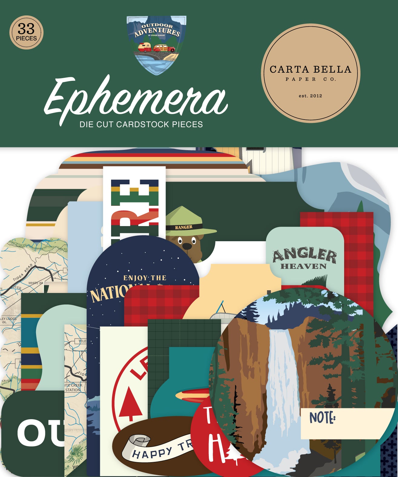 Carta Bella Paper - Outdoor Adventures Collection - 12 x 12 Collection Kit