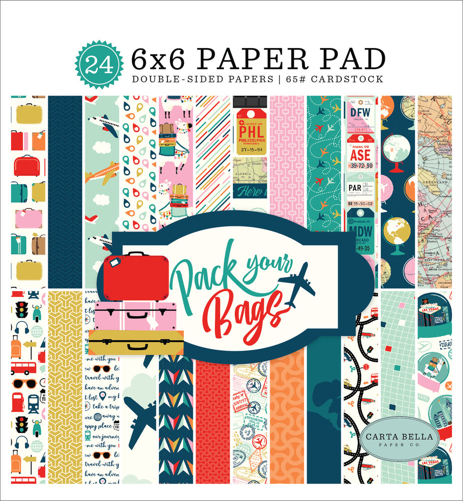 Let's Go Travel Solids Kit - Echo Park Paper Co.