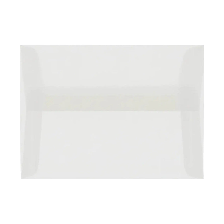 Glama Natural Clear Envelopes - A2 (4 3/8 x 5 3/4) 29 lb Bond Translucent  Vellum 250 per Box