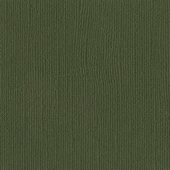 Aspen – 12x12 Dark Green Cardstock Bazzill Textured Scrapbook Paper Single