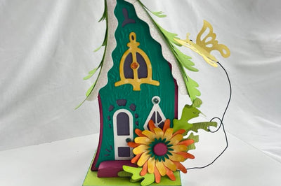 Paper Fairy House + Tips for Curling Paper