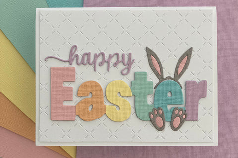 Easter Handmade Card Idea Using Die Cuts