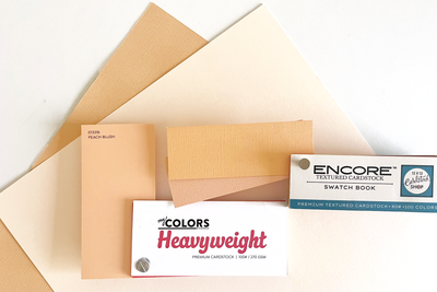 NEON ORANGE Glitter Luxe Cardstock - Encore Paper – The 12x12 Cardstock Shop