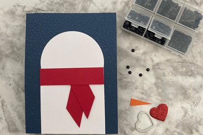 Easy Handmade Winter Card With Basic Shape Dies