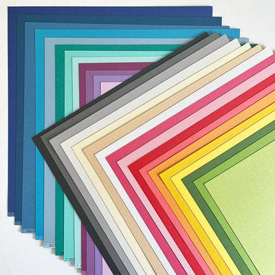 PASTEL Precision Cardstock Variety Pack - 15 Colors - 60 Sheets – The 12x12  Cardstock Shop