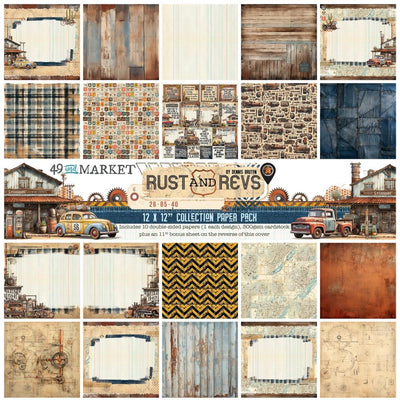 RUST & REVS 12X12 Collection Kit - 49 AND MARKET