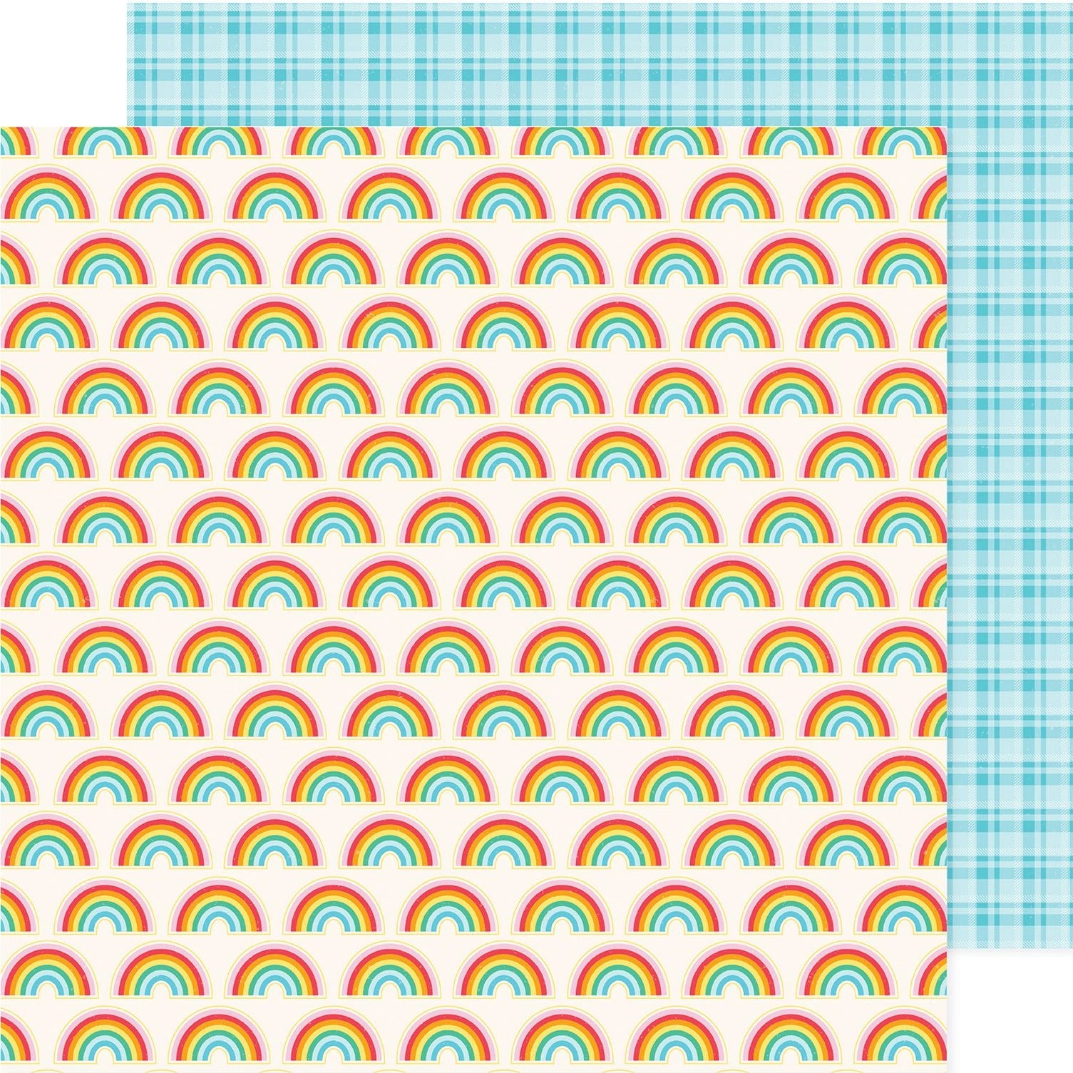 RAINBOWS - 12x12 Double-Sided Patterned Paper - Pebbles – The 12x12 ...