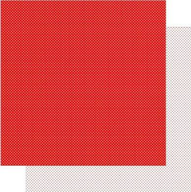 LADYBUG SWISS DOT - 12x12 Double-Sided Patterned Paper - Doodlebug Design