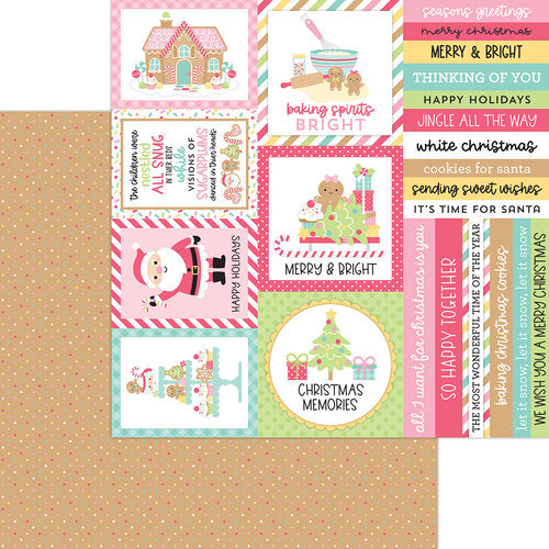 Doodlebug Gingerbread Kisses Paper Pack