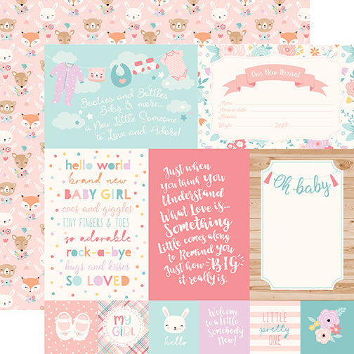 Echo Park Welcome Baby Girl Collection Kit