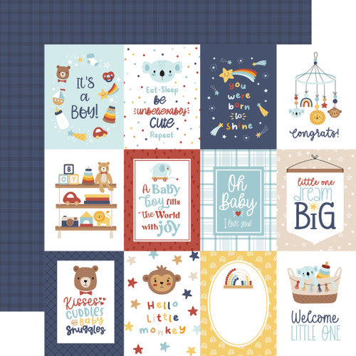 BABY ON BOARD - BOY - 12x12 Collection Kit - Echo Park