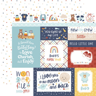 BABY ON BOARD - BOY - 12x12 Collection Kit - Echo Park