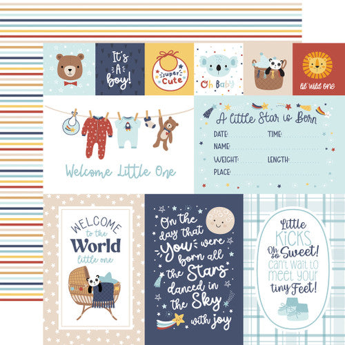 BABY ON BOARD - BOY - 12x12 Collection Kit - Echo Park