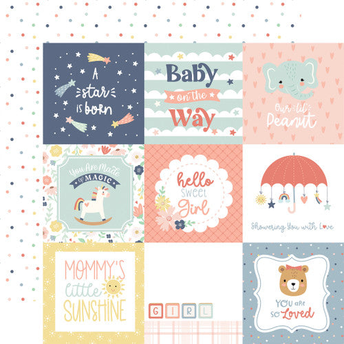 BABY ON BOARD -  GIRL 12x12 Collection Kit - Echo Park