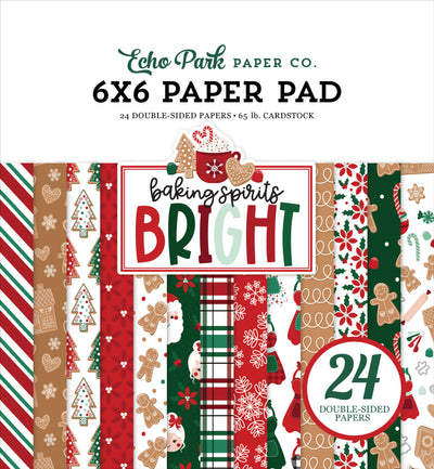 6x6 pad with 24 double-sided pages for fun Christmas paper crafting. Smaller images are great for card making and similar crafts—archival quality.