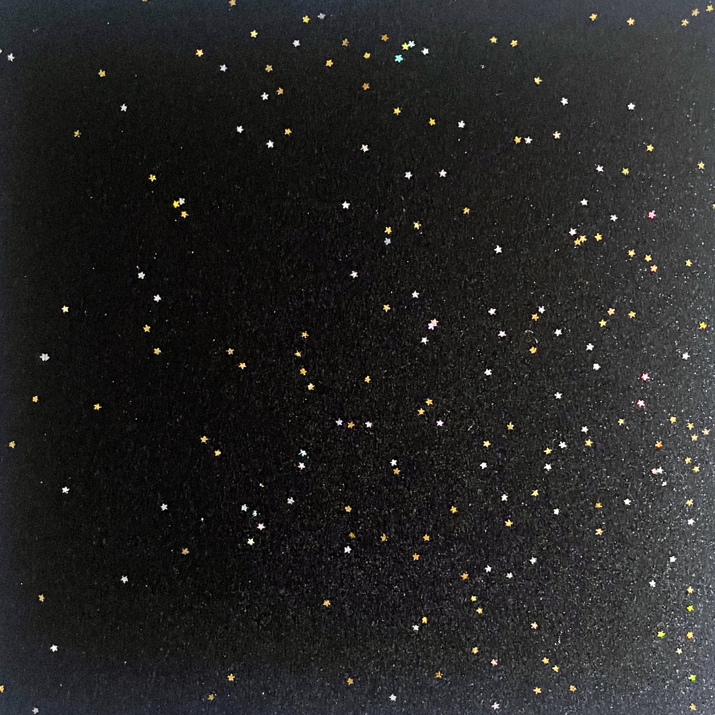 black glitter cardstock with star confetti - black glitter cardstock - glitter cardstock - 12x12 cardstock - 12x12 Cardstock Shop - Encore