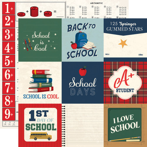 BACK TO SCHOOL 12x12 Collection Kit - Carta Bella