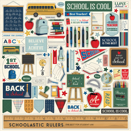 BACK TO SCHOOL 12x12 Collection Kit - Carta Bella