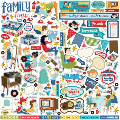 FAMILY NIGHT 12x12 Collection Kit - Carta Bella