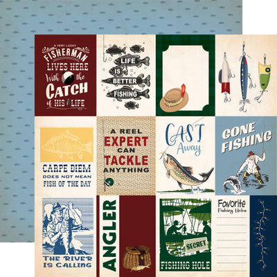 GONE FISHING 12x12 Collection Kit - Carta Bella