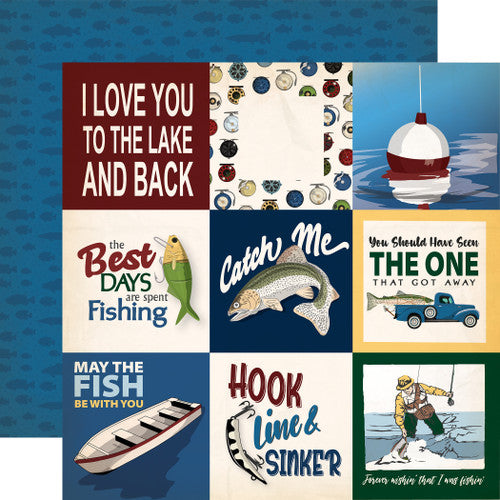 GONE FISHING 12x12 Collection Kit - Carta Bella