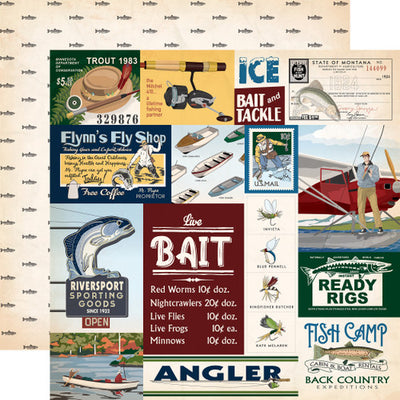 GONE FISHING 12x12 Collection Kit - Carta Bella