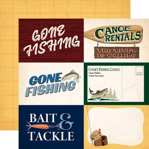 GONE FISHING 12x12 Collection Kit - Carta Bella