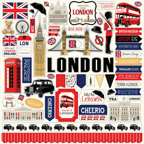 LONDON 12x12 Collection Kit - Carta Bella