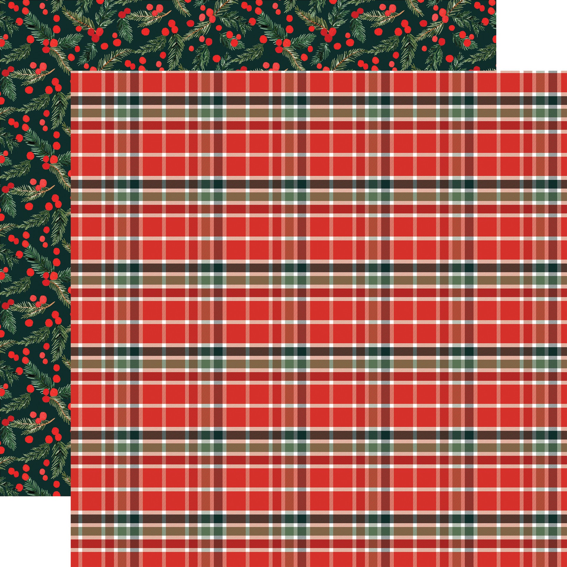 MERRY PLAID - 12x12 Patterned Cardstock - Carta Bella – The 12x12 ...