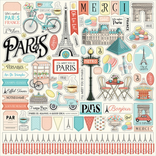 PARIS 12x12 Collection Kit - Carta Bella