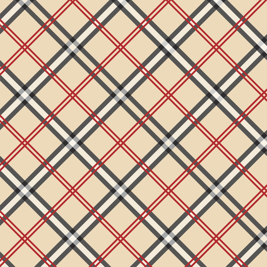 TARTAN NO. 1: OLD ENGLISH - 12x12 Patterned Cardstock - Carta Bella