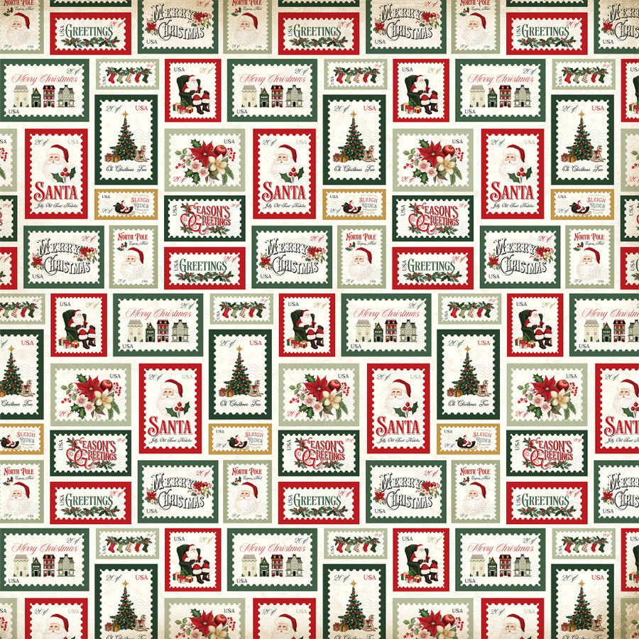 LETTERS TO SANTA - 12x12 Patterned Cardstock - Carta Bella