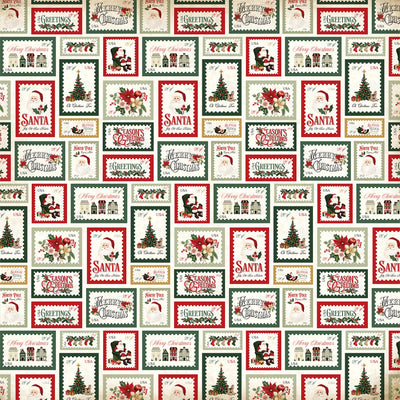 LETTERS TO SANTA - 12x12 Patterned Cardstock - Carta Bella