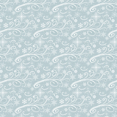 SNOWY SWIRLS - 12x12 Patterned Cardstock - Carta Bella