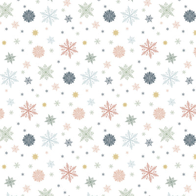 SNOWFLAKE KISSES - 12x12 Patterned Cardstock - Carta Bella