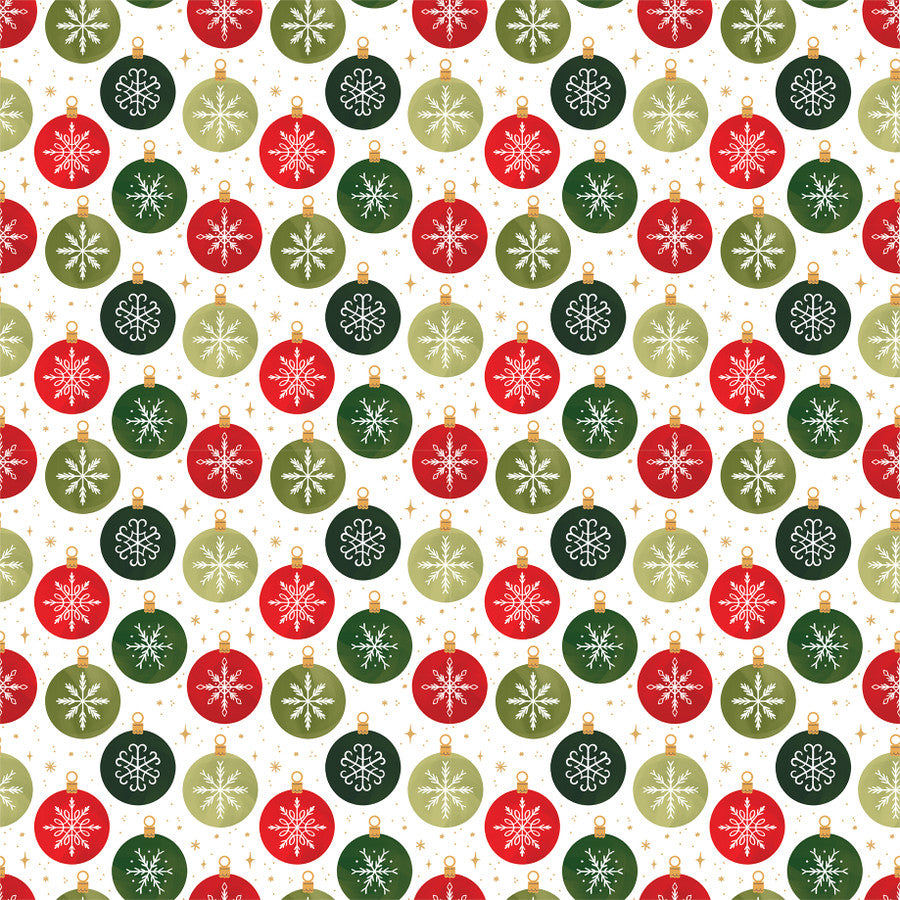 CHRISTMAS TIME TARTAN - 12x12 Double-Sided Patterned Paper - Echo Park