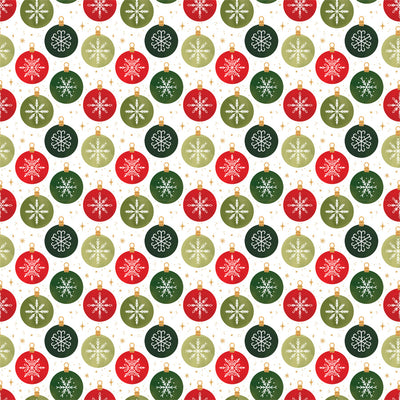 CHRISTMAS TIME TARTAN - 12x12 Double-Sided Patterned Paper - Echo Park