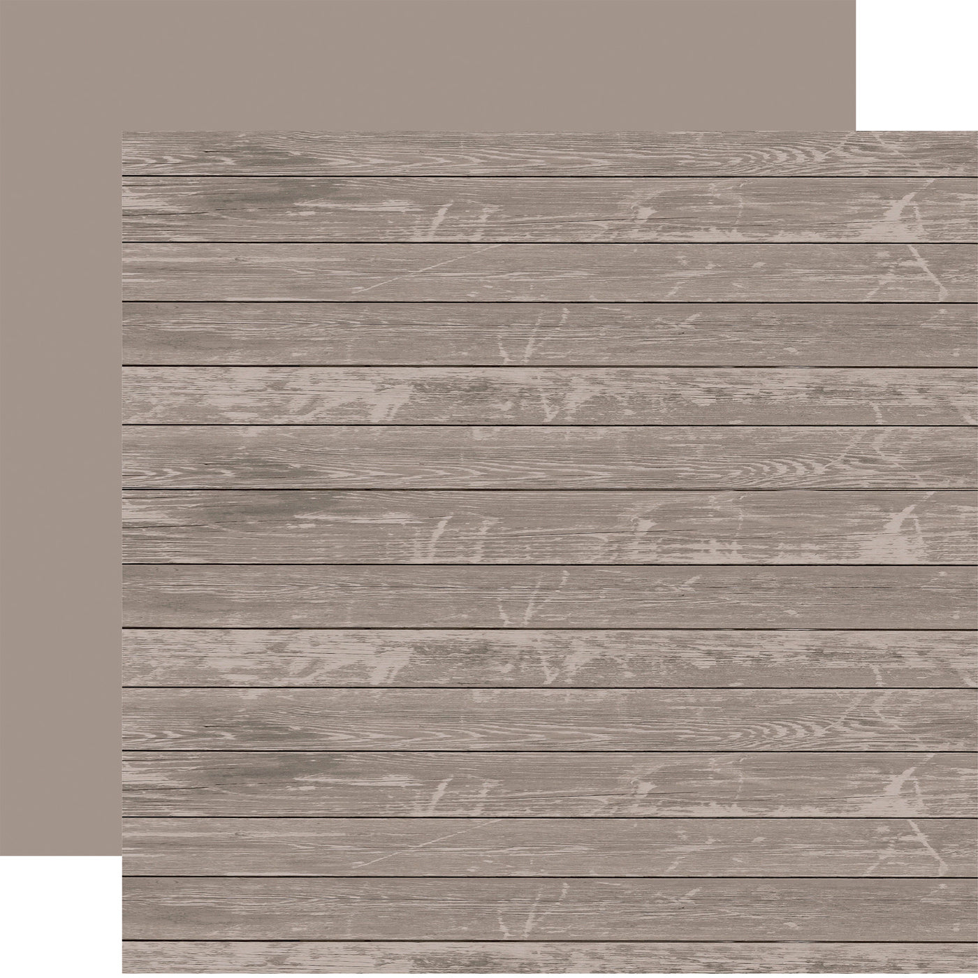 GRAY WOOD GRAIN - 12x12 Double-Sided Patterned Paper - Echo Park