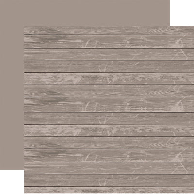 GRAY WOOD GRAIN - 12x12 Double-Sided Patterned Paper - Echo Park