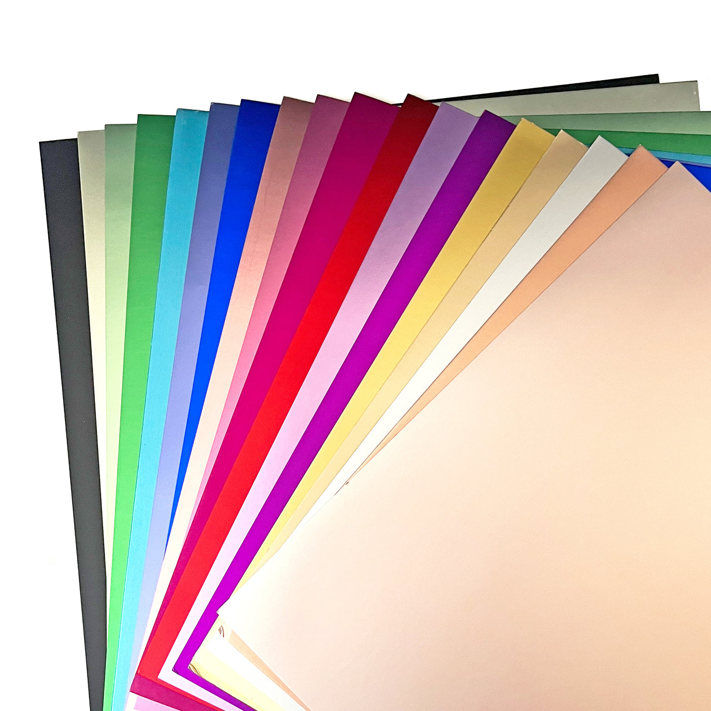 Matte Foil Cardstock Complete Variety Pack - 12x12 Foil Cardstock - 18 Sheets - Encore