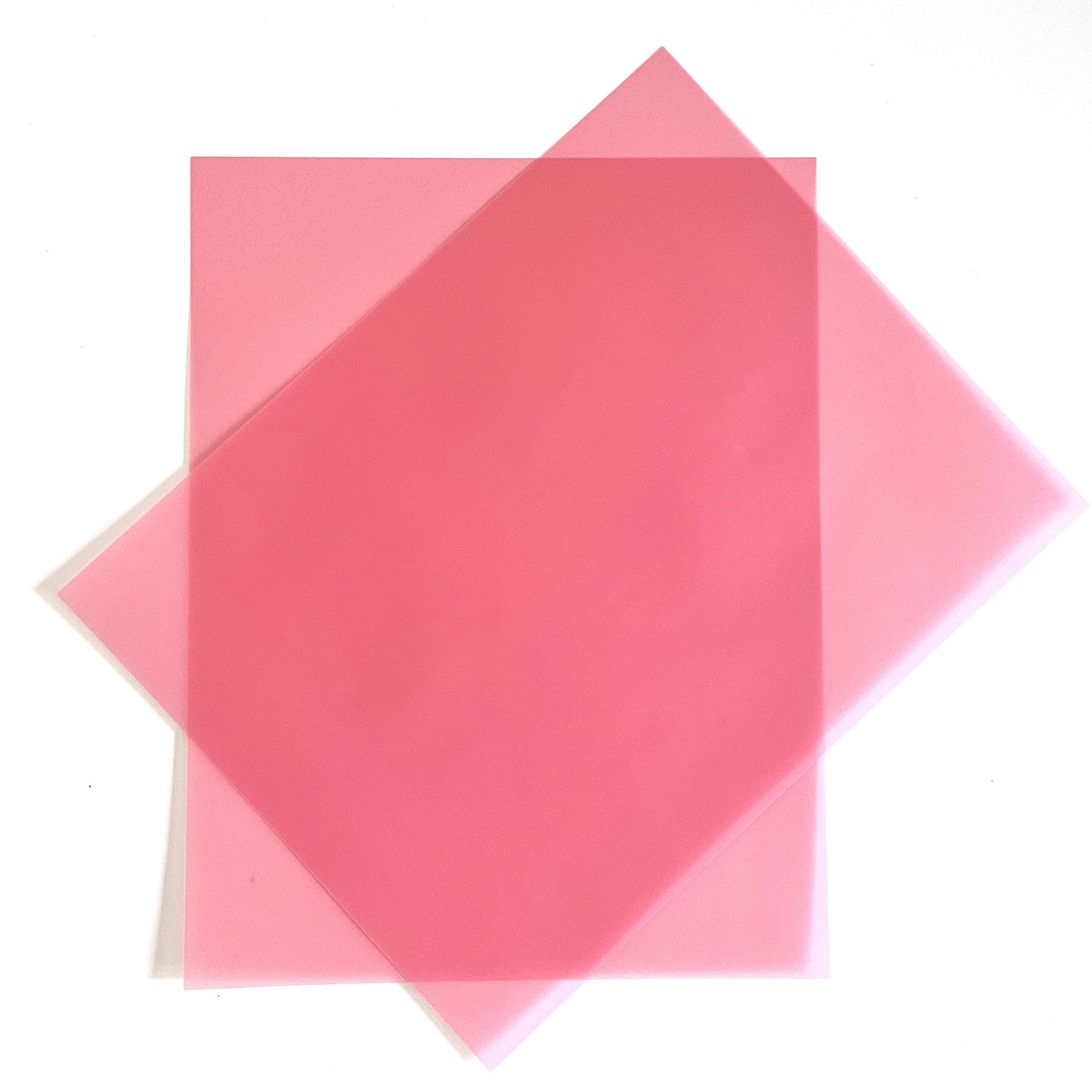 Pink Vellum Paper for Invitations and Tracing (8.5 x 11 in, 50