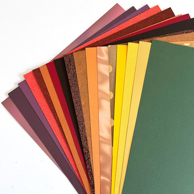 fall cardstock kit