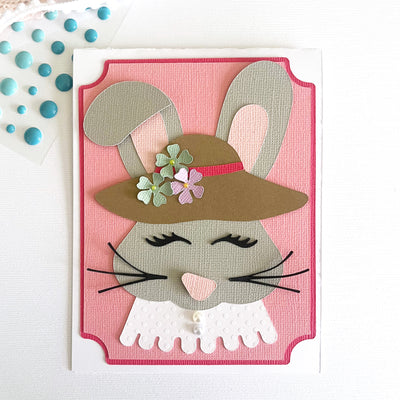 handmade Easter card featuring Encore textured cardstock