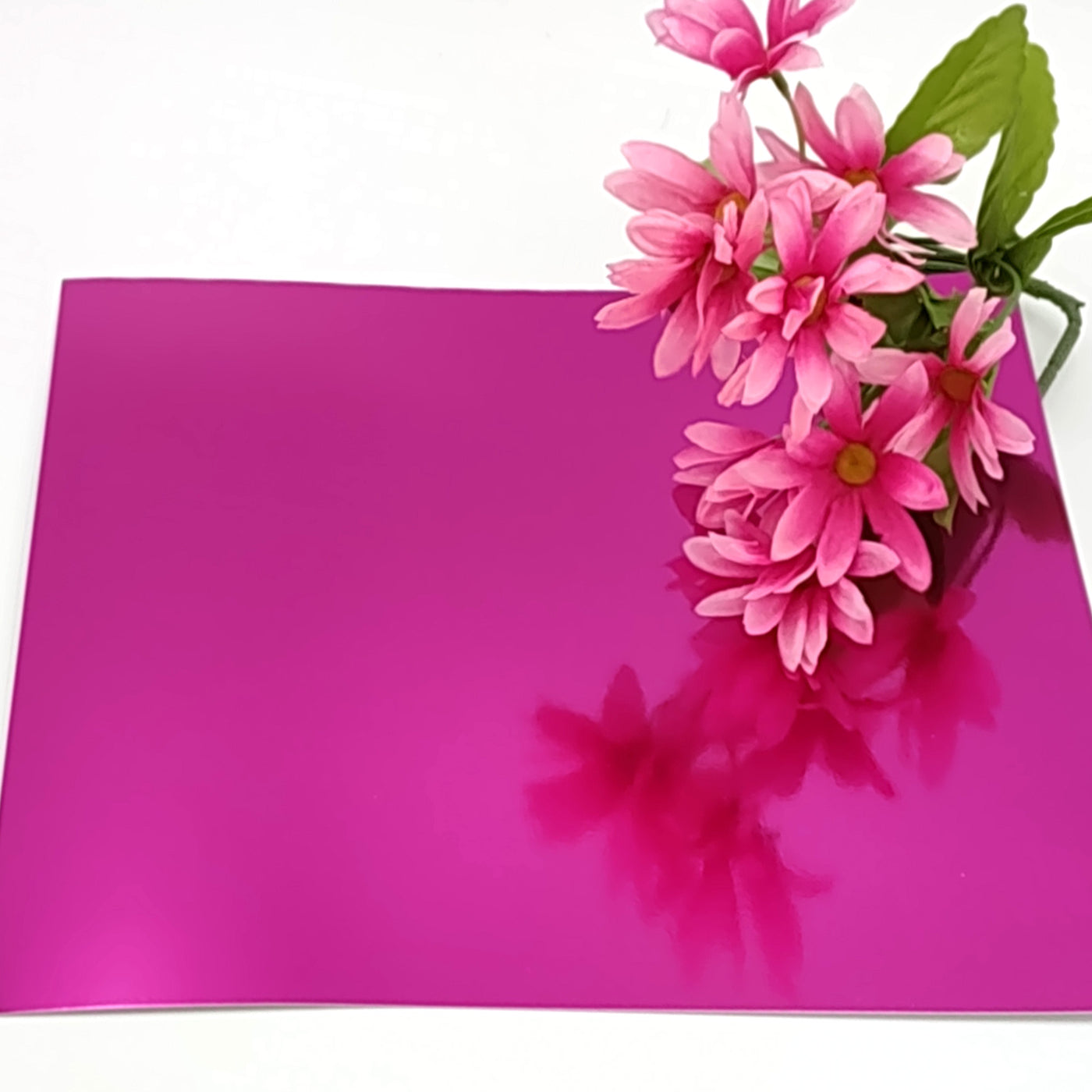 FUCHSIA Mirror Foil Cardstock - 12x12 Foil Cardstock - Encore