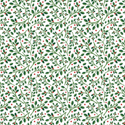 HOLLY JOLLY HOLLY - 12x12 Double-Sided Patterned Paper - Echo Park