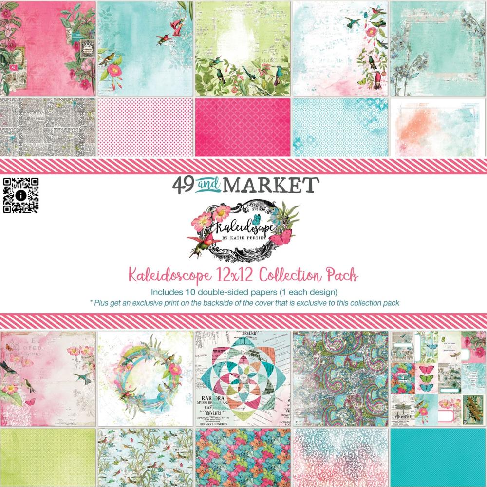 Explore your inner artist with the Kaleidoscope 12X12 Collection Kit by 49 AND MARKET. Unleash your creativity with this high-quality kit, featuring a variety of unique and vibrant designs. Perfect for any artistic project, this kit offers endless possibilities for your crafting needs.