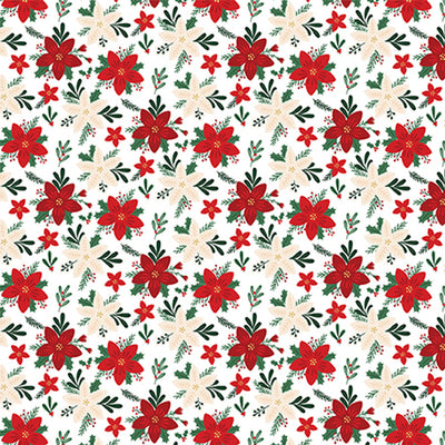 MERRY FLORAL - 12x12 Double-Sided Patterned Paper - Echo Park